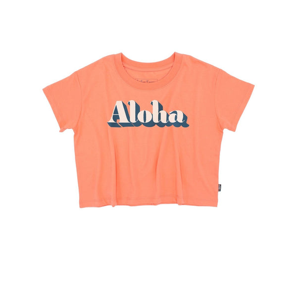 Aloha Crop Tee Kids