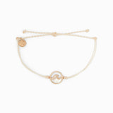Rose Gold Stone Wave Bracelet