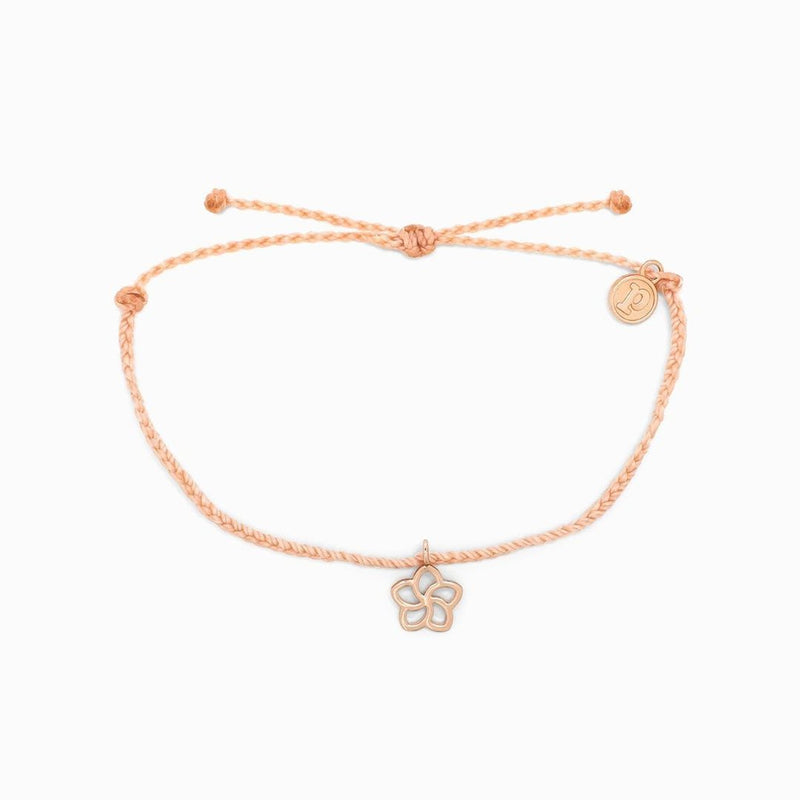 Rose Gold Plumeria Bracelet