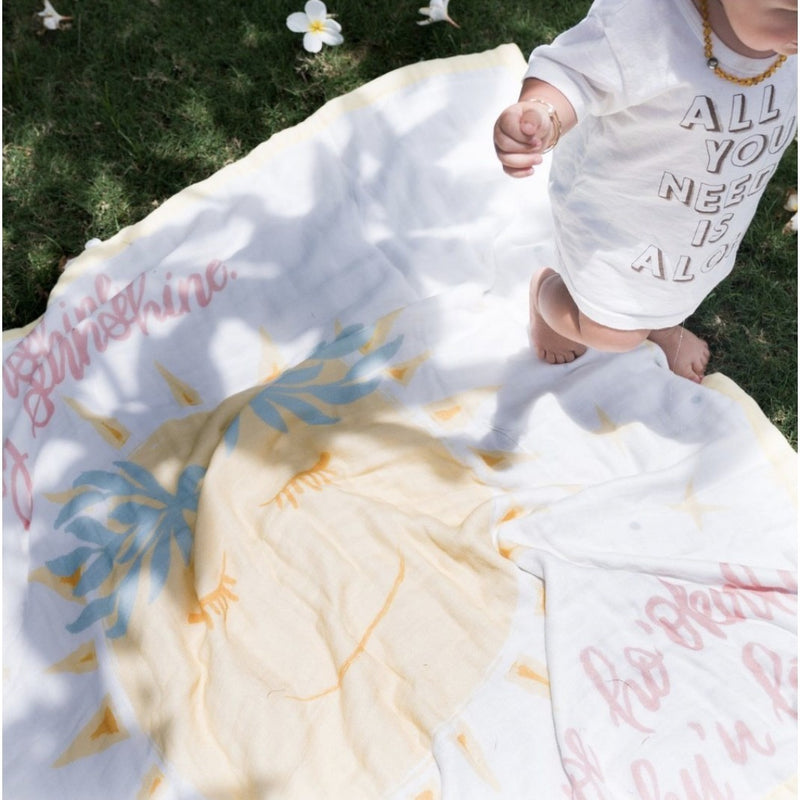 Quilted Blanket You Are My Sunshine
