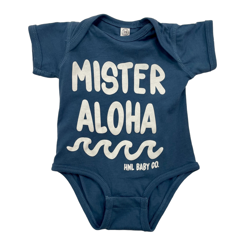 Mister Aloha Waves Onesie Baby