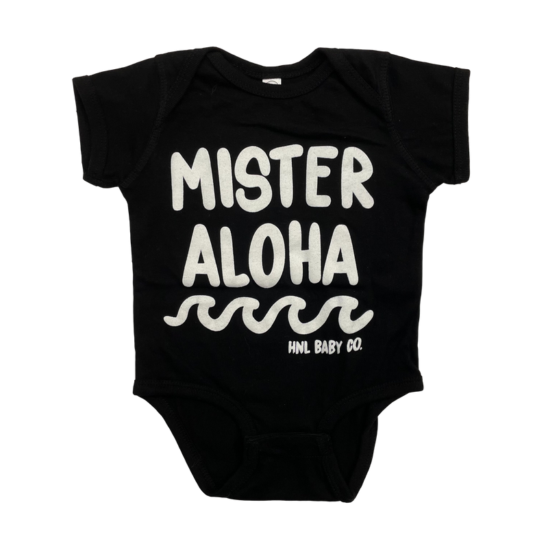 Mister Aloha Waves Onesie Baby